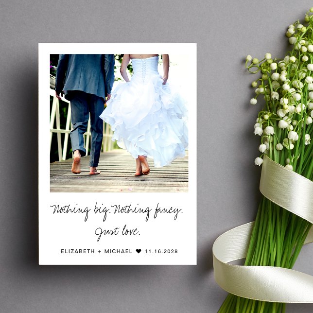 Elopement Photo Bröllop Meddelande (Skapare uppladdad)