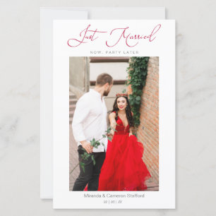 Elopement Photo Bröllop Ny gifta