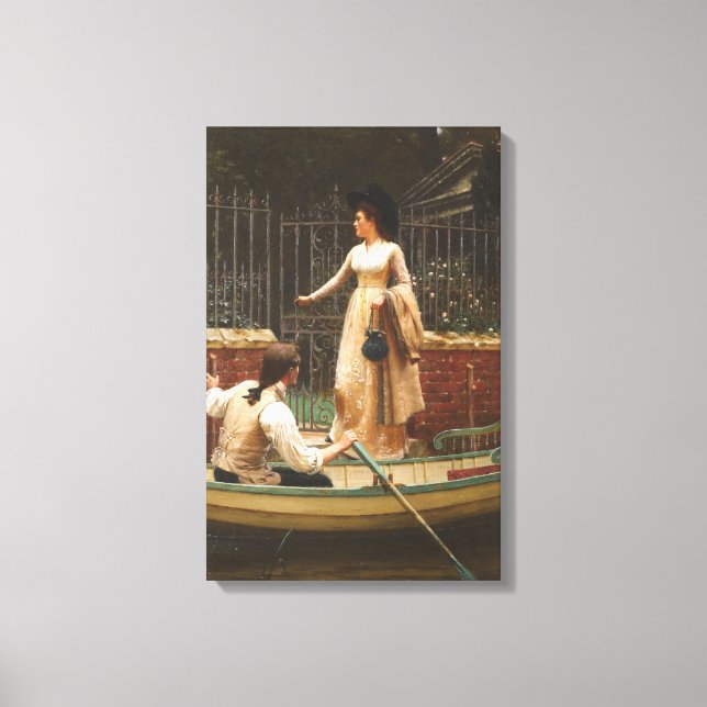 Elopement (romskt datum) (av E.B. Leighton) Canvastryck (Framsida)