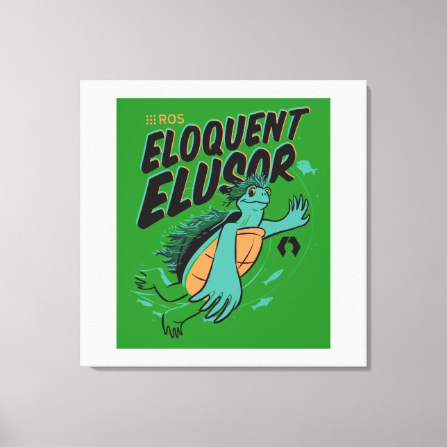 Eloquent Elusor Release Poster på Wrapped Canvas (Framsida)