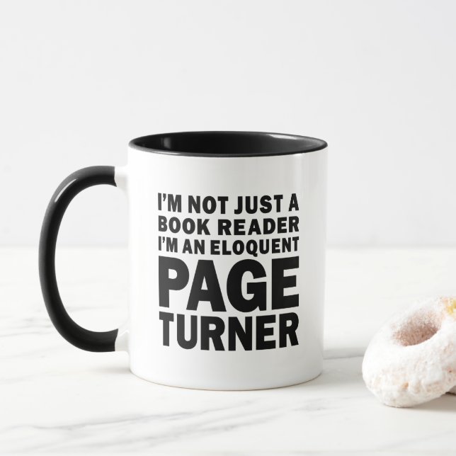 Eloquent Page Turner Bookish Fave Mugg (Med munk)