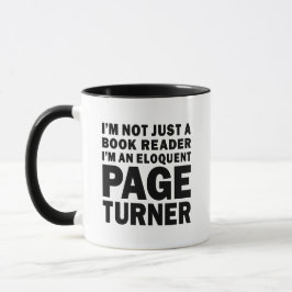 Eloquent Page Turner Bookish Fave Mugg