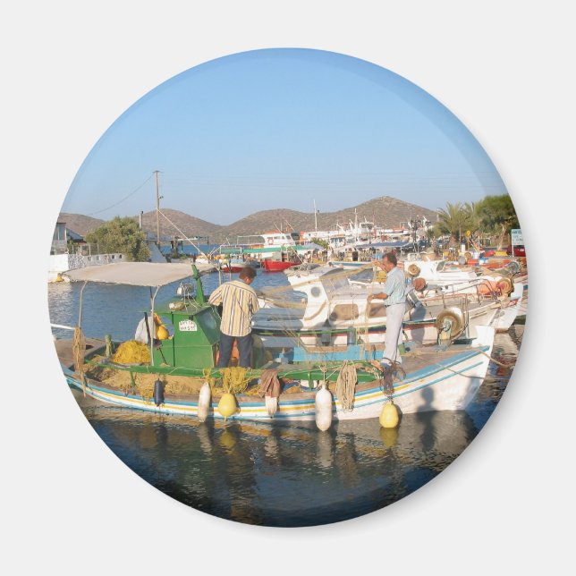 Elounda Crete Fridge Magnet (Framsidan)