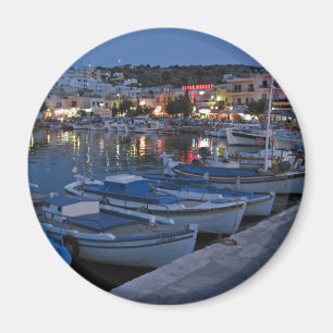 Elounda efter natt magnet