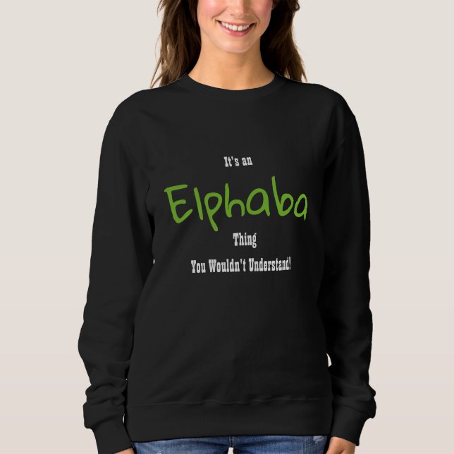 Elphaba Sweatshirt Tröja (Framsida)
