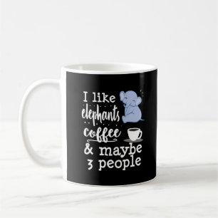Elphant Älskare Funny Gift-kaffe Älskare Kaffemugg