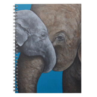 Elphant and Child Blue Notebook Anteckningsbok
