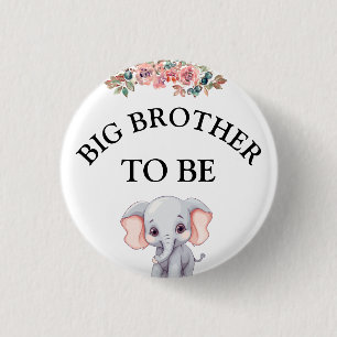 Elphant Baby Shower Big Brother ska vara Knapp