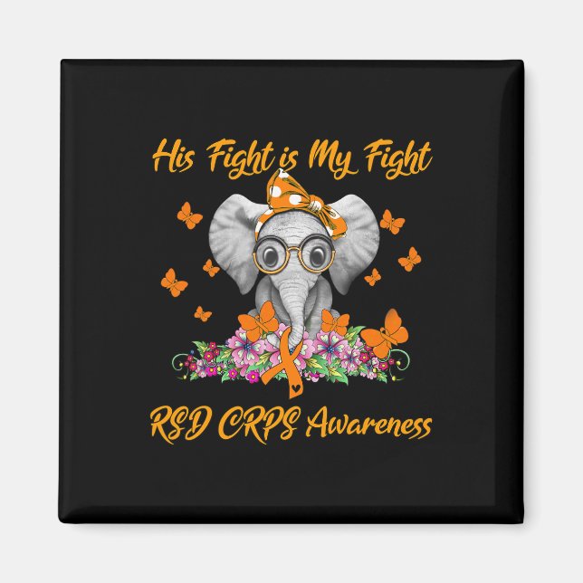 Elphant Hans Fight är min kamp mot RSD Crps Awaren Magnet (Framsidan)
