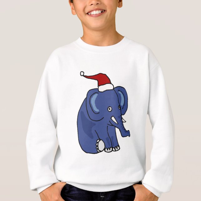 Elphant i jultomten tee shirt (Framsida)