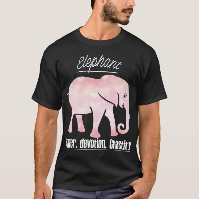 Elphant Power Devotion Chastity T Shirt (Framsida)