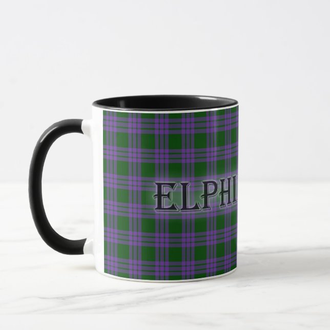 Elphinstone Tartan med efternamn Mugg (Vänster)