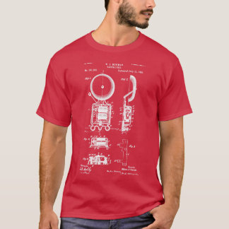 Elringpatent 1893 Fire Alarm och Fireman G T Shirt