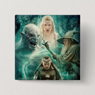 ELROND™, Azg, Galadriel och Gandalf Graphic Knapp