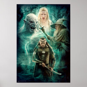 ELROND™, Azg, Galadriel och Gandalf Graphic Poster