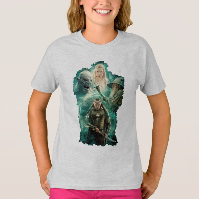ELROND™, Azg, Galadriel och Gandalf Graphic Tee Shirt (Framsida)