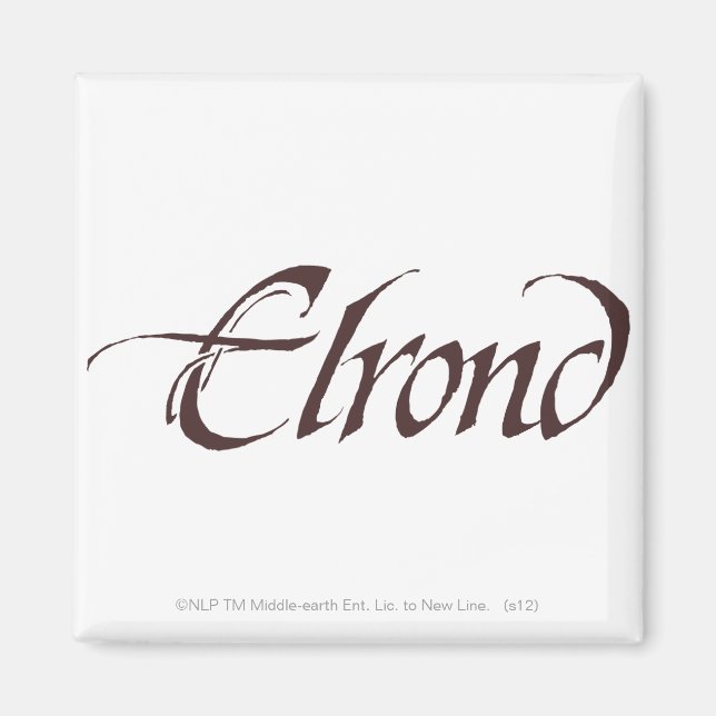 ELROND™ Namn Solid Magnet (Framsidan)