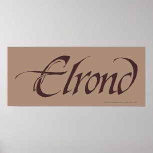 ELROND™ Namn Solid Poster