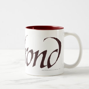 ELROND™ Namn Solid Två-Tonad Mugg