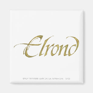 ELROND™ Namn Texturerad Magnet