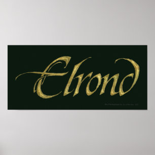 ELROND™ Namn Texturerad Poster