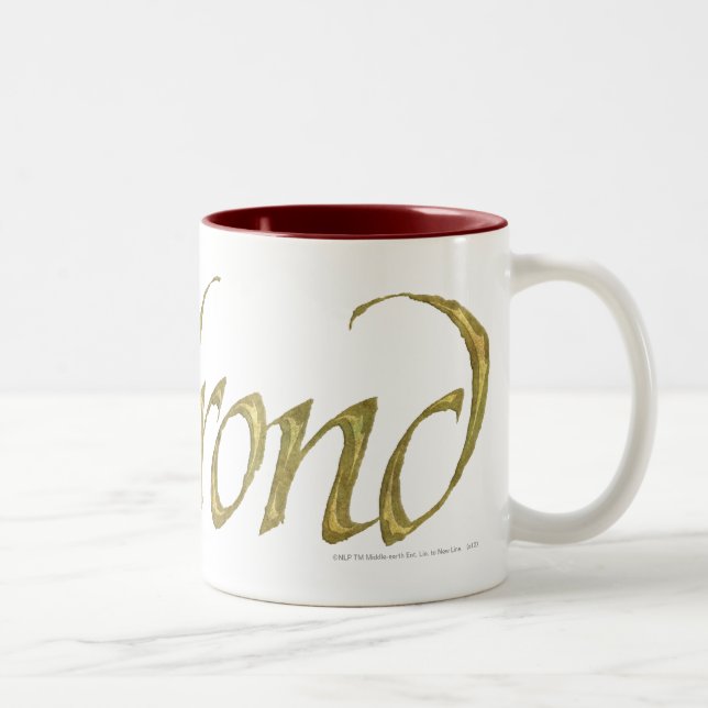 ELROND™ Namn Texturerad Två-Tonad Mugg (Höger)