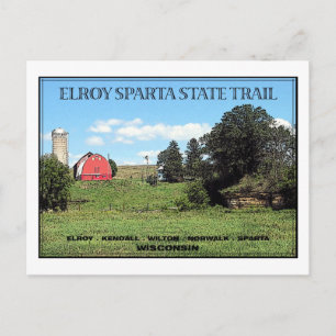 Elroy Sparta State Trail Vykort