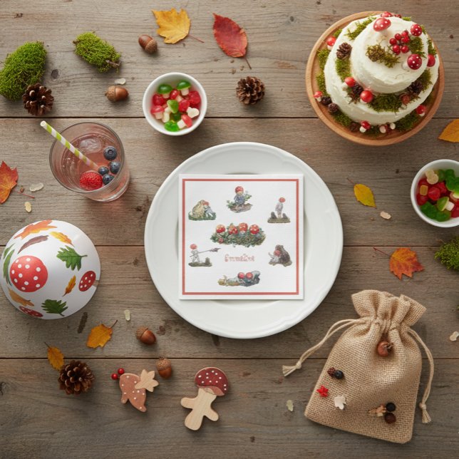 Elsa Beskow Barn i skogen Pappersservett (Skapare uppladdad)