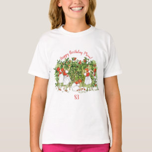 Elsa Beskow Cute Strawberry Girl T Shirt