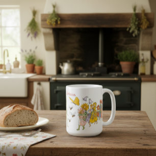 Elsa Beskow Flower Festival Coffee Mugg