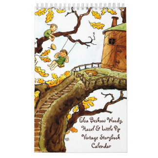 Elsa Beskow Woody, Hazel & Little Pip Vintage Kalender