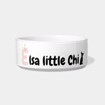 Elsa Little Chi - hund bowl