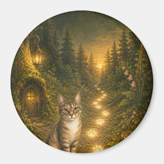 Elsa Schnurrwald – Magischer Leuchtpfoten Magnet
