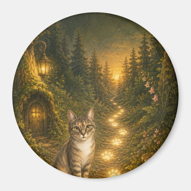 Elsa Schnurrwald – Magischer Leuchtpfoten Magnet  (Framsidan)