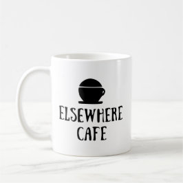 Elsewhere Cafe V1 Ljust Läge Kaffemugg