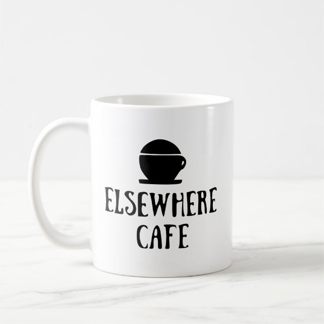 Elsewhere Cafe V1 Ljust Läge Kaffemugg (Vänster)