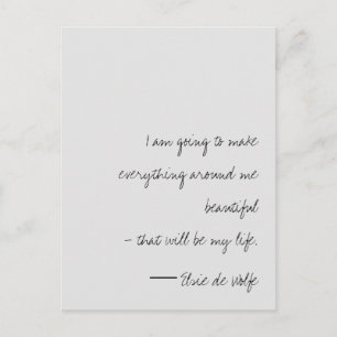 Elsie de Wolfe Postcard Vykort