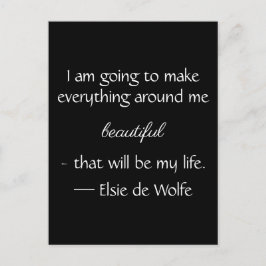 Elsie de Wolfe Postcard Vykort