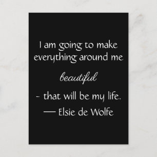 Elsie de Wolfe Postcard Vykort