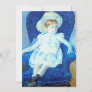 Elsie i en blå stol   Mary Cassatt