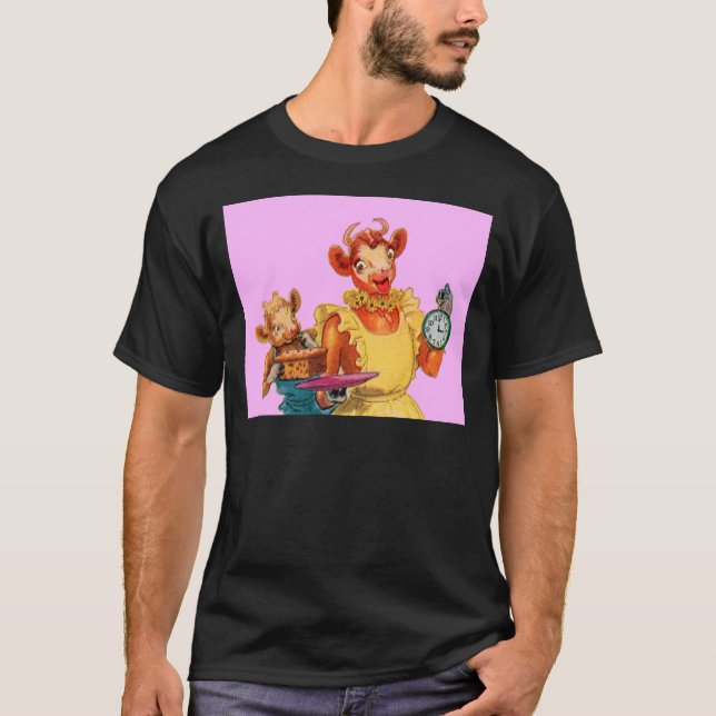 Elsie the Cow and dottern Beulah - det är "Kaktide Tee (Framsida)