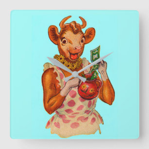 Elsie the Cow, penningchef Fyrkantig Klocka