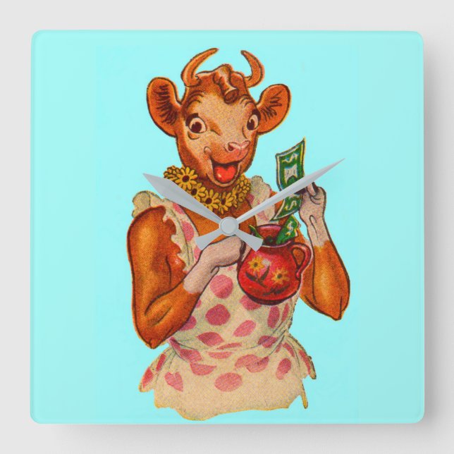 Elsie the Cow, penningchef Fyrkantig Klocka (Framsida)
