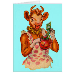 Elsie the Cow, penningchef Hälsningskort