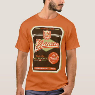 ELSINORE Beer Distress-etikett T Shirt