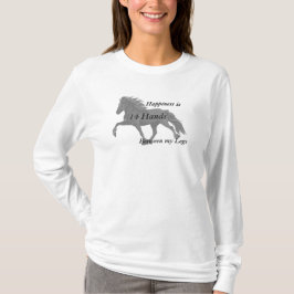 Elska Islands Horse in Tolt Happiness T Shirt