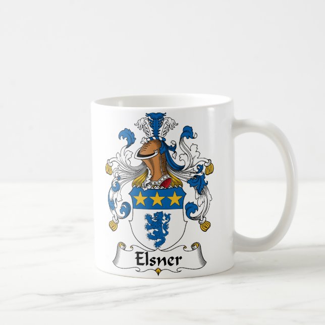 Elsner familjvapensköld kaffemugg (Höger)