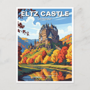 Eltz Castle Tyskland Travel Vykort