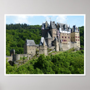 Eltz Castle, Wierscheim, Tyskland Poster