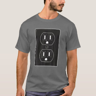 Eluttag och SOCKET-Par T Shirt